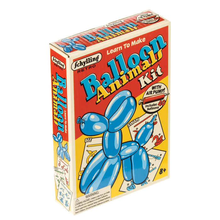 Schylling Retro Balloon Animal Modeling Kit - Complete Set with Pump & Instructions