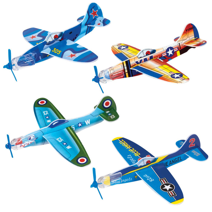 Schylling Retro Style Fighter Plane Glider - Random Pick