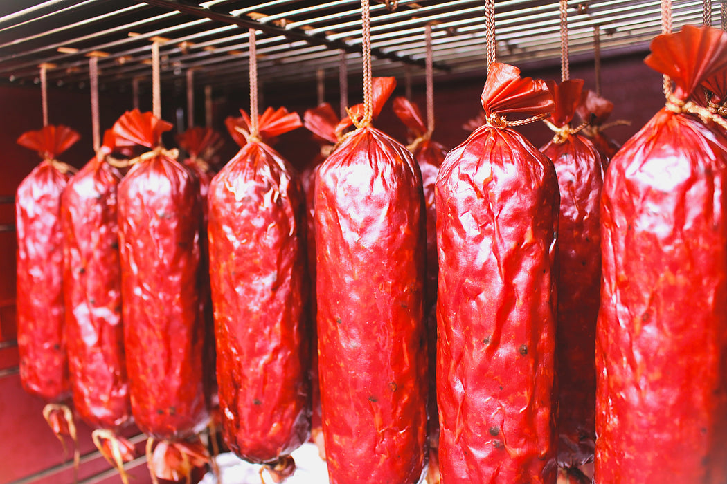 Smokehouse 52mm Hard Protein Sausage Casings - 18 Pack 10 Inch, Made in Germany