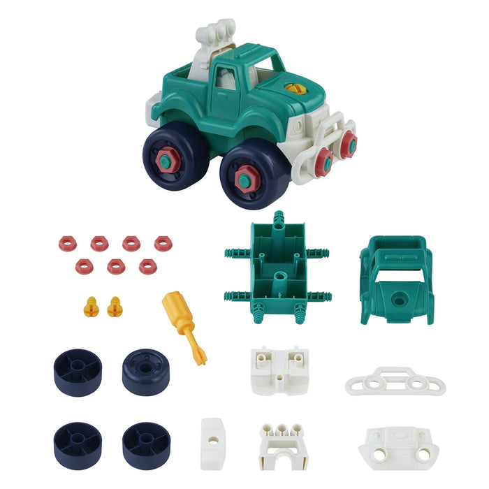 Build Your Own Vehicles Construction Set - STEM Building Toy
