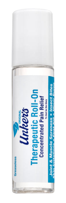 Unker's Therapeutic Roll-On 0.25 fl oz - Greaseless Natural Pain Relief Stick