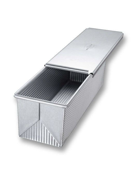 USA Pan Small Pullman Loaf Pan with Lid - Premium Nonstick Bread Baking Pan
