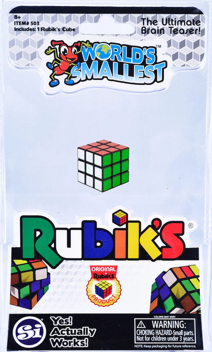 World's Smallest Rubik's Cube Mini Puzzle
