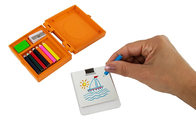 World's Smallest You Create Artist Drawing Set - Miniature Art Supplies Kit