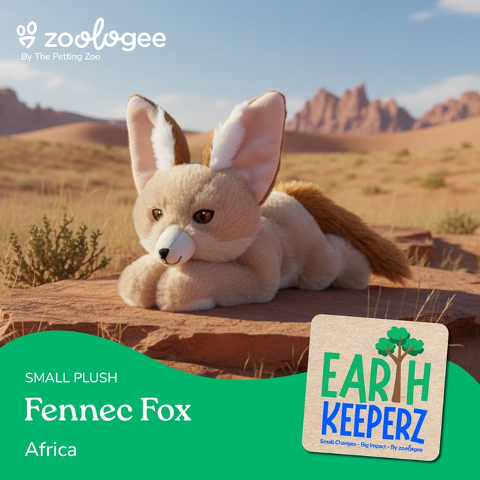 Earth Keeperz Fennec Fox 10" Recycled Plush