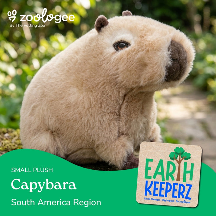 Earth Keeperz Capybara 10" Recycled Plush