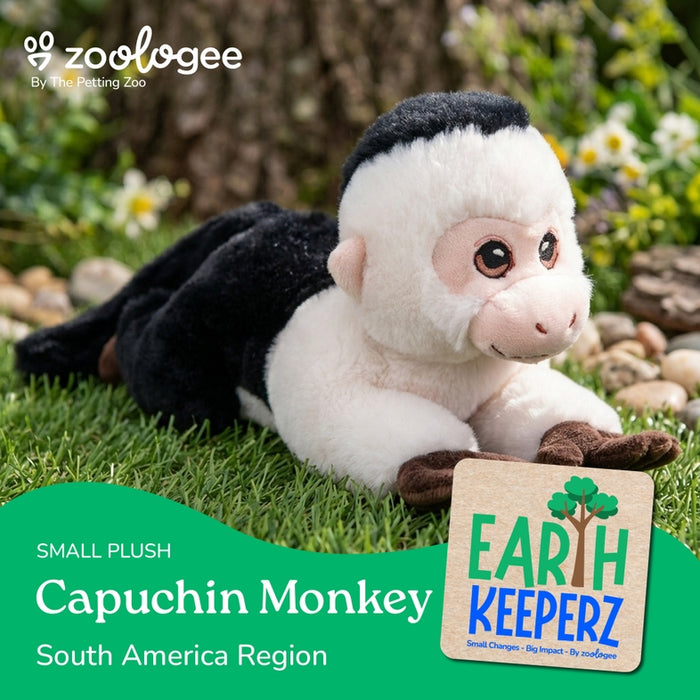 Earth Keeperz Capuchin Monkey 10" Recycled Plush