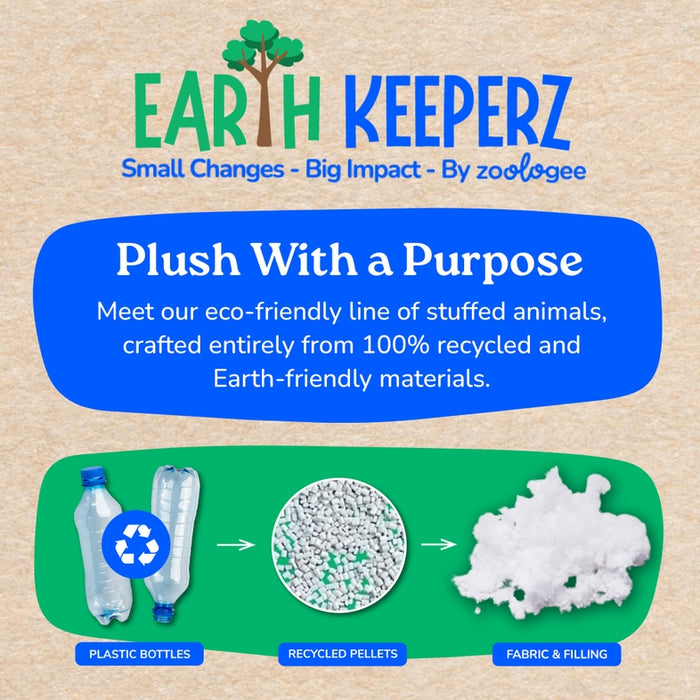 Earth Keeperz Bison 10" Recycled Plush