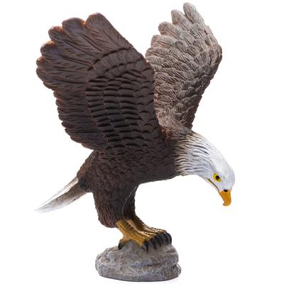CollectA Woodlands Series American Bald Eagle Miniature Toy Figure #88383 The 4.1" L x 3.5'' H Wildlife American Bald Eagle is realistic and lifelike in every detail, from it's giant wing span to it's powerful talons.Using role play, children gain a deeper knowledge of the animals. Excellent for educational purposes and for us