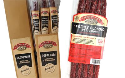 The ideal on-the-go, high protein snack. Hempler's uses only the finest ingredients and lean cuts of meat in our European style pepperoni sticks. Made in the Hempler family tradition of time-honored, artisan recipes and slowly smoked over natural hardwood