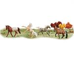  This fun set includes 4 Stablemates Horses: Chestnut Blanket Appaloosa, Palomino Semi Leopard Appaloosa, Dapple Grey Arabian, Dapple Bay Warmblood.