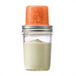 Turn mason jar into office or school lunch container