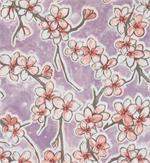 Oil Cloth Fuji on Lilac Purple Full Bolt of 12 Yards Cherry Blossom Fabric