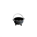 Rustic cast iron serving dish for a variety of foods
